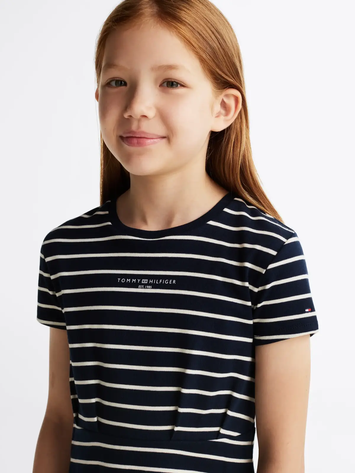 Tommy Hilfiger MINI CORP DRESS SS, 0A4 Siyah Kız Çocuk Elbise-Etek