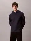 Calvin Klein LS STRETCH WOOL BLEN Siyah Erkek Sweatshirt