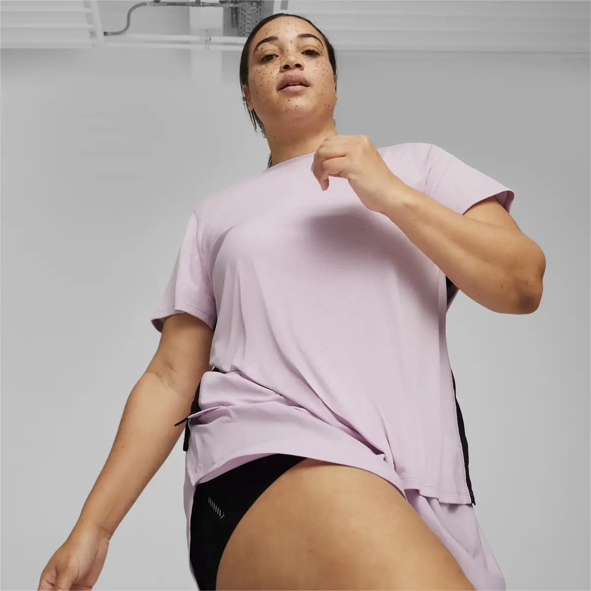 Puma RUN FAVORITES VELOCITY TEE W Lila Kadın T-Shirt