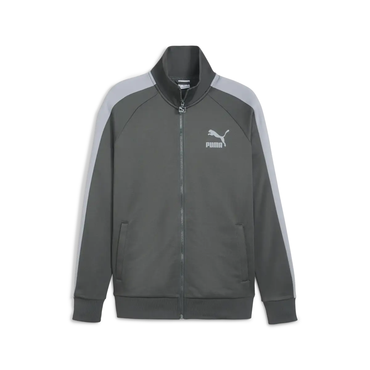 Puma T7 ICONIC Track Jacket (s) PT Gri Erkek Fermuarlı Ceket