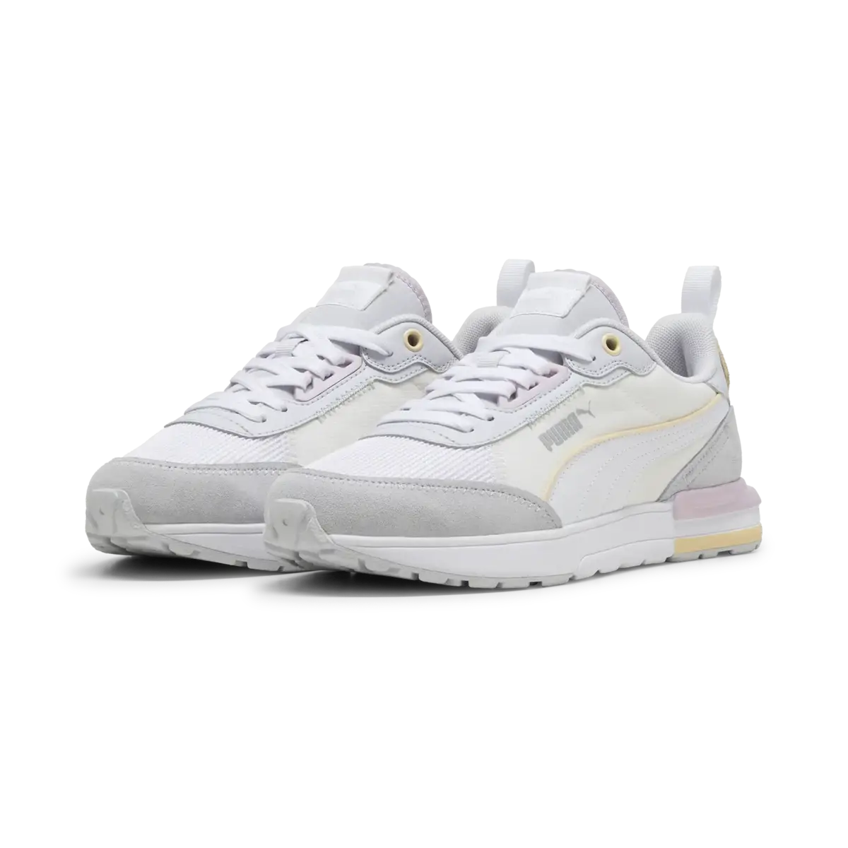 Puma R22 Beyaz Kadın Krem Spor Ayakkabı
