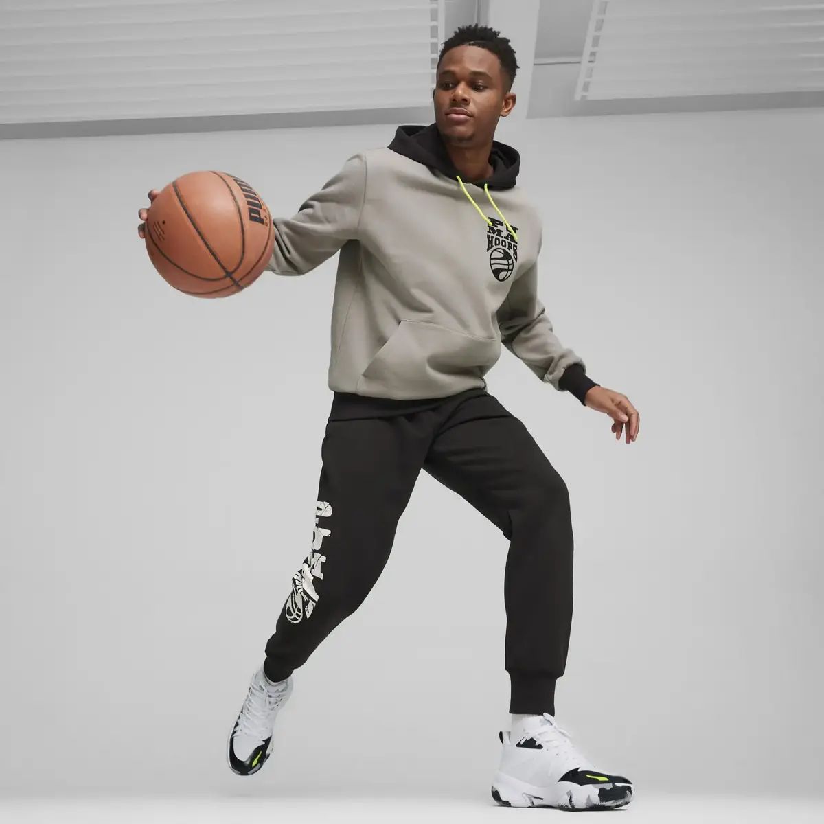 Puma Posterize 2.0 Hoodie Erkek Gri Hoodie