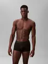 Calvin Klein LOW RISE TRUNK 3PK Siyah Erkek 3lü Boxer Set