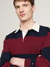 Tommy Hilfiger GIFTING RUGBY Erkek Bordo Polo Sweatshirt