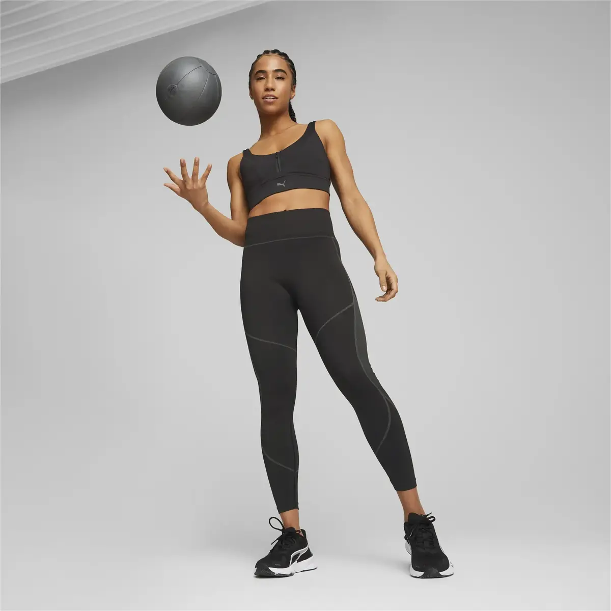 Puma High Impact Eversculpt Uplift Bra PUMA B Siyah Kadın Spor Sütyeni/Bra