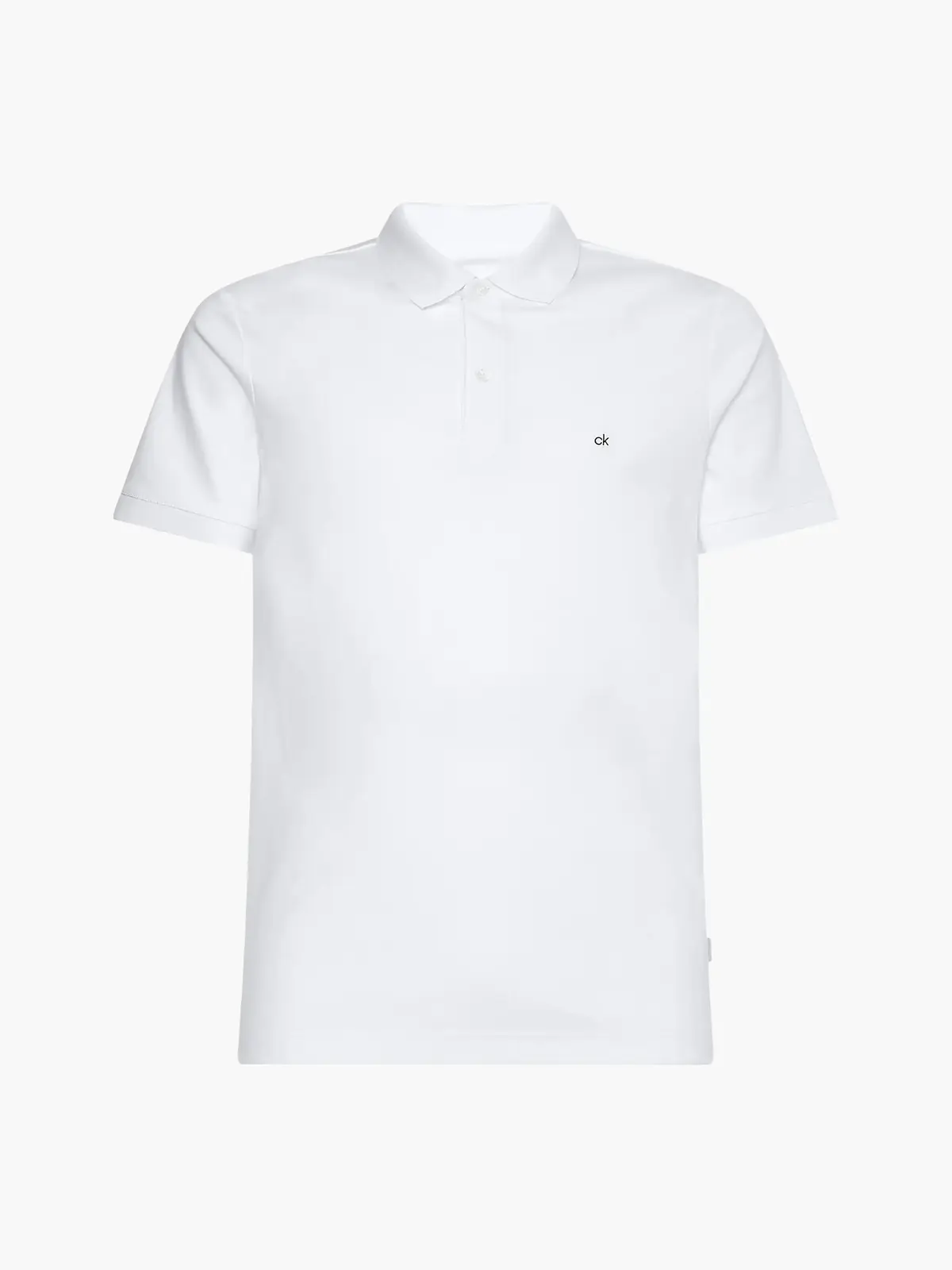 Calvin Klein LIQUID TOUCH SLIM PO Erkek Beyaz Polo T-Shirt