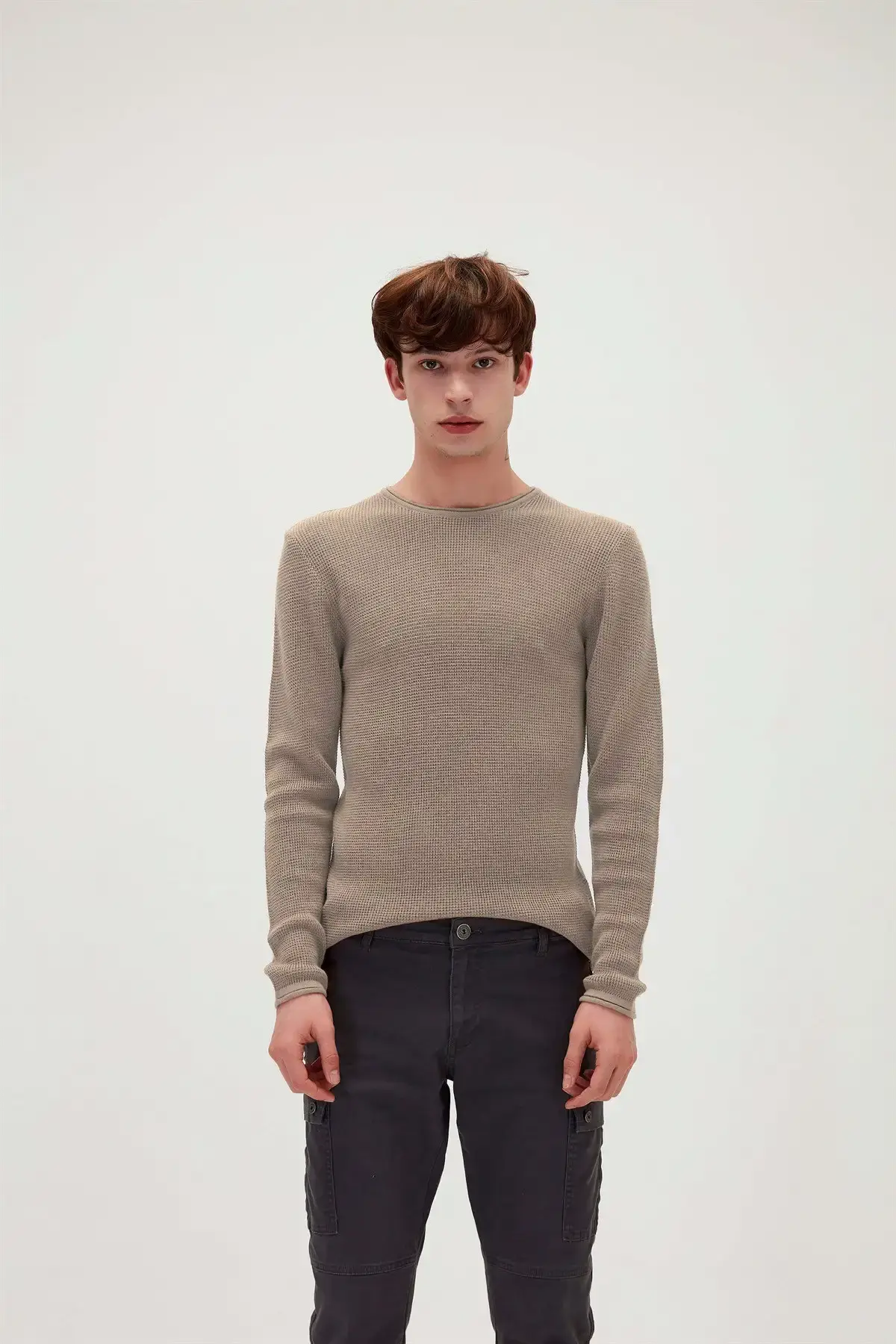 BAD BEAR DAPPLE KNIT Erkek Kahverengi Triko Kazak