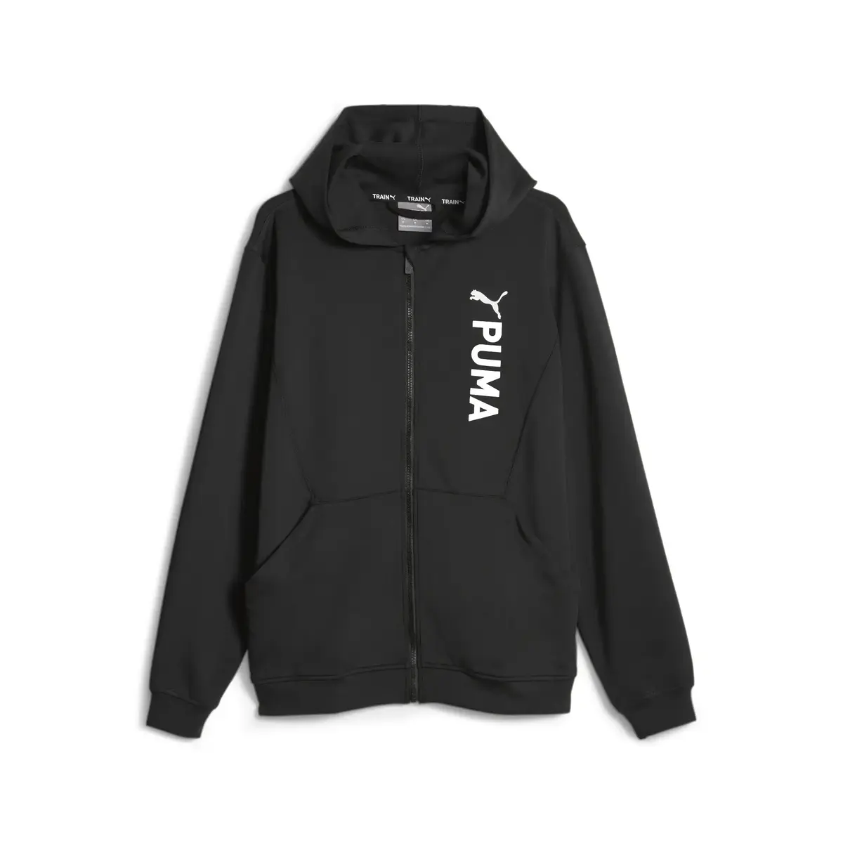 Puma Fit Double Knit FZ Hoodie Siyah Erkek Hoodie