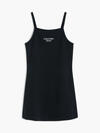 Calvin Klein STACK LOGO PUNTO STR Kadın Siyah Elbise