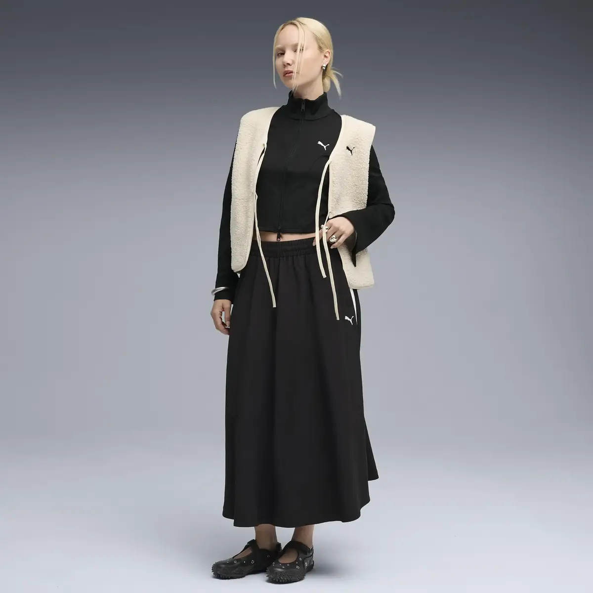 Puma DARE TO Slim Track Jacket Siyah Kadın Ceket