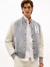 Tommy Hilfiger MIX MEDIA VARSITY BO, P01 Gri Erkek Ceket