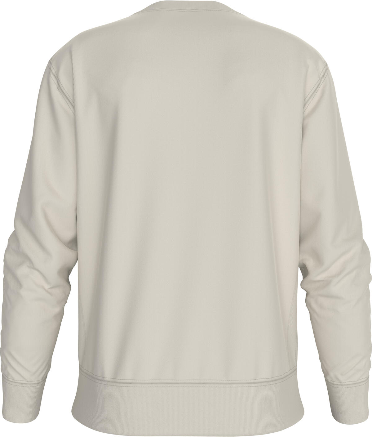 Calvin Klein LS EU 350TERRY MONOLOGO CN SWTSH Beyaz Erkek Sweatshirt