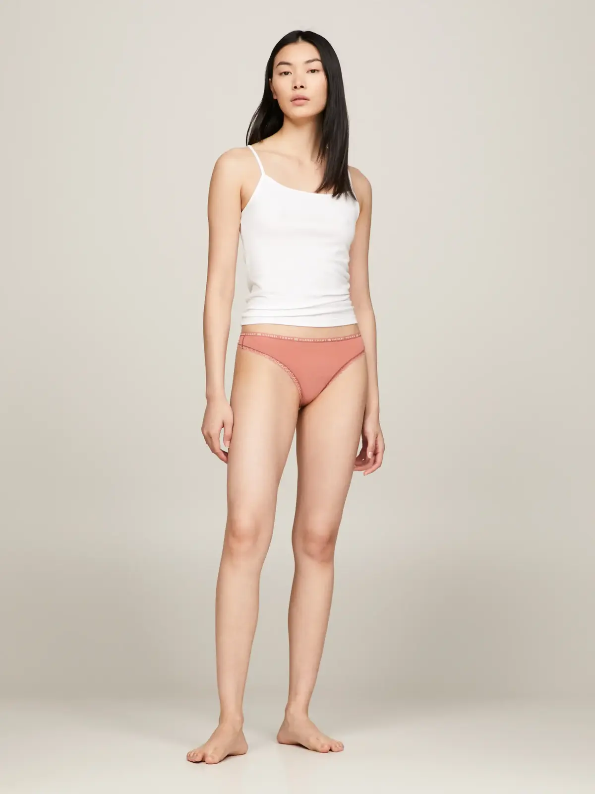 Tommy Hilfiger 3P THONG Kadın Pembe Tanga Set