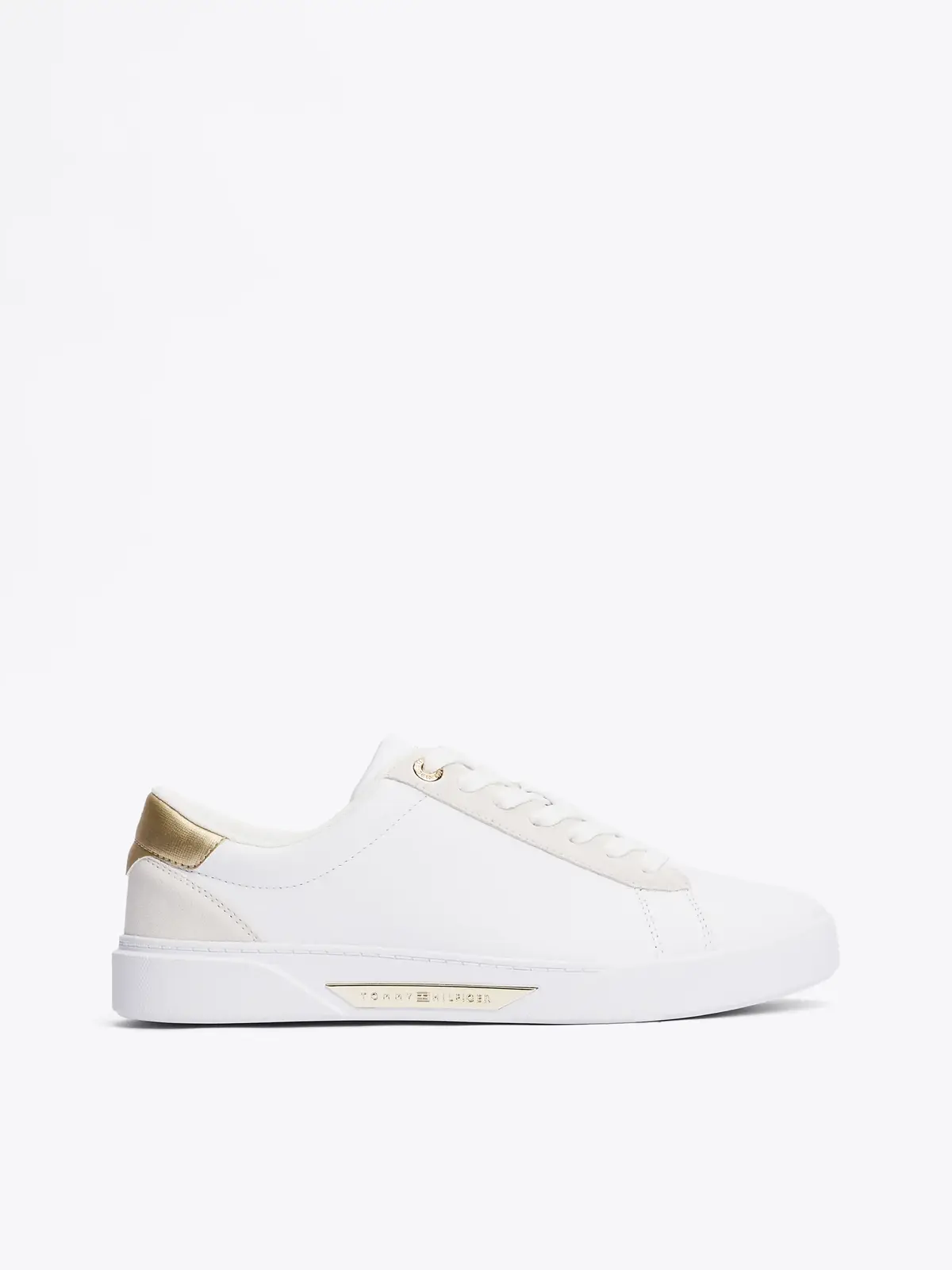 Tommy Hilfiger CHIC COURT SNEAKER, YBS Beyaz Kadın Spor Ayakkabı & Sneaker