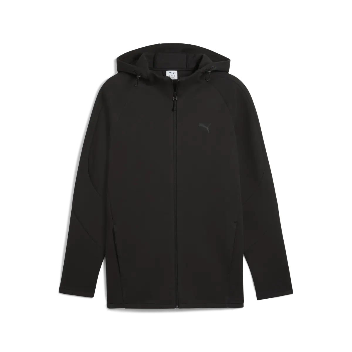 Puma EVOSTRIPE Core FZ Hoodie Siyah Erkek Fermuarlı Üst