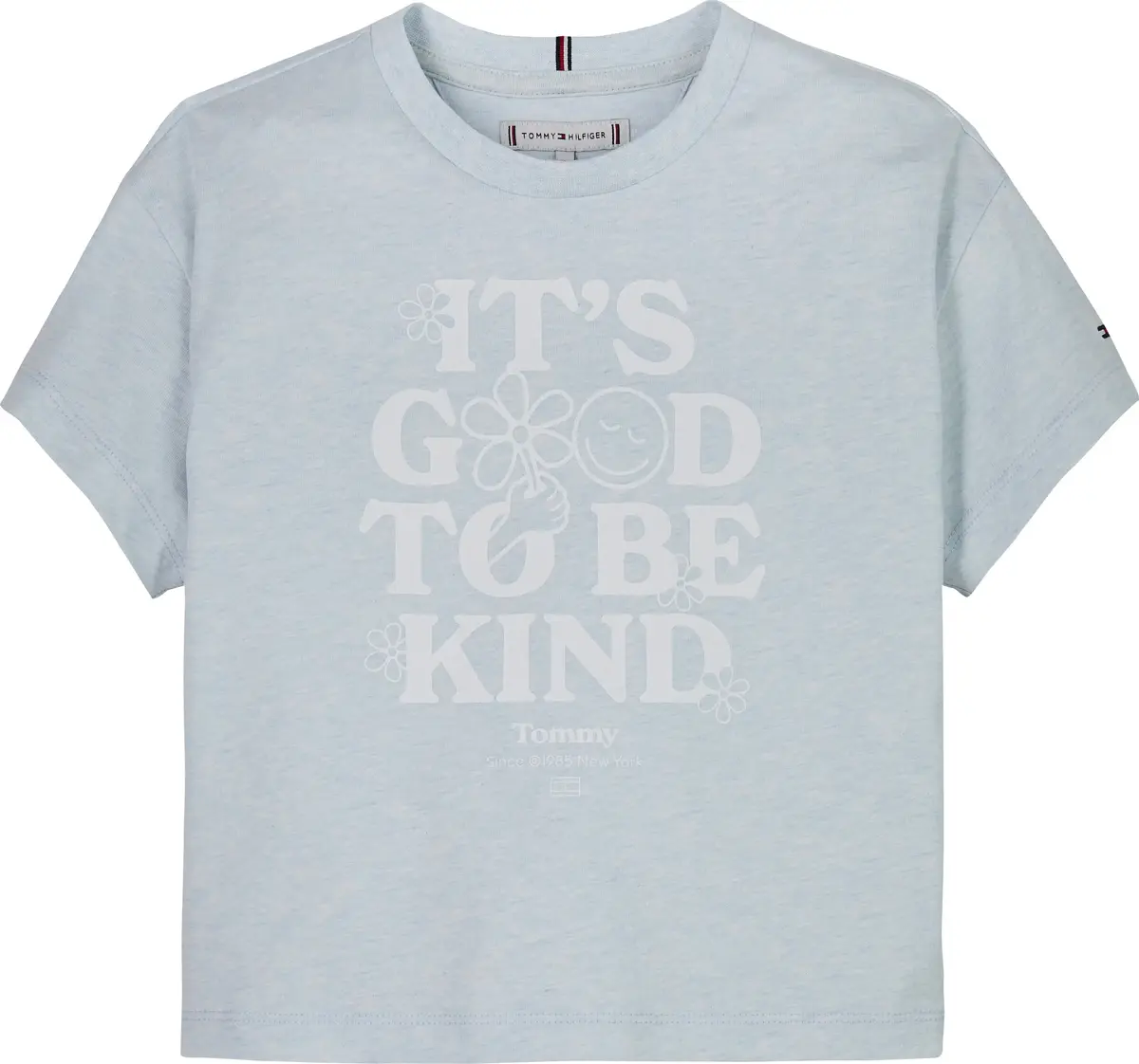 Tommy Hilfiger FUN GRAPHIC TEE SS, DD0 Mavi Kız Çocuk T-Shirt & Polo