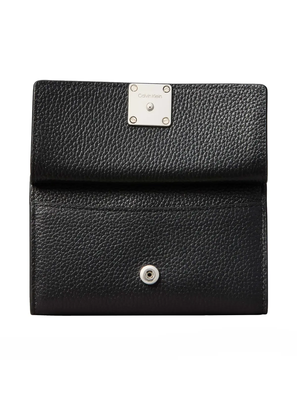 Calvin Klein EMBLEM HW PEBBLE SNA Siyah Kadın Cüzdan