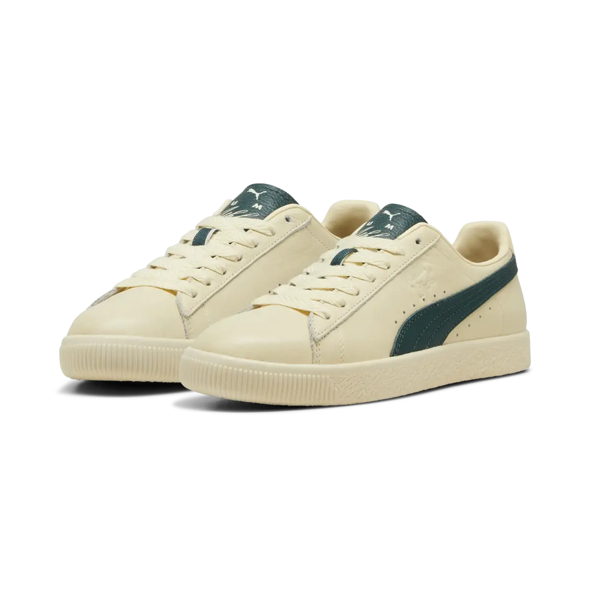 Puma Clyde Players Lane Krem Unisex Spor Ayakkabı