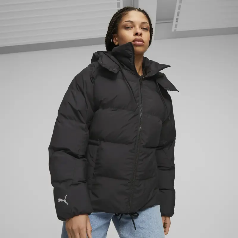 Puma BMW MMS WMN Padded Jacket Siyah Kadın Şişme Mont