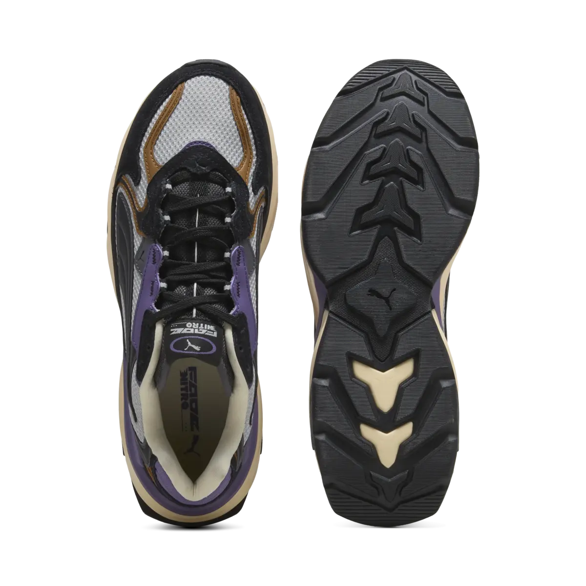 Puma Fade Nitro LS+ Siyah Erkek Spor Ayakkabı