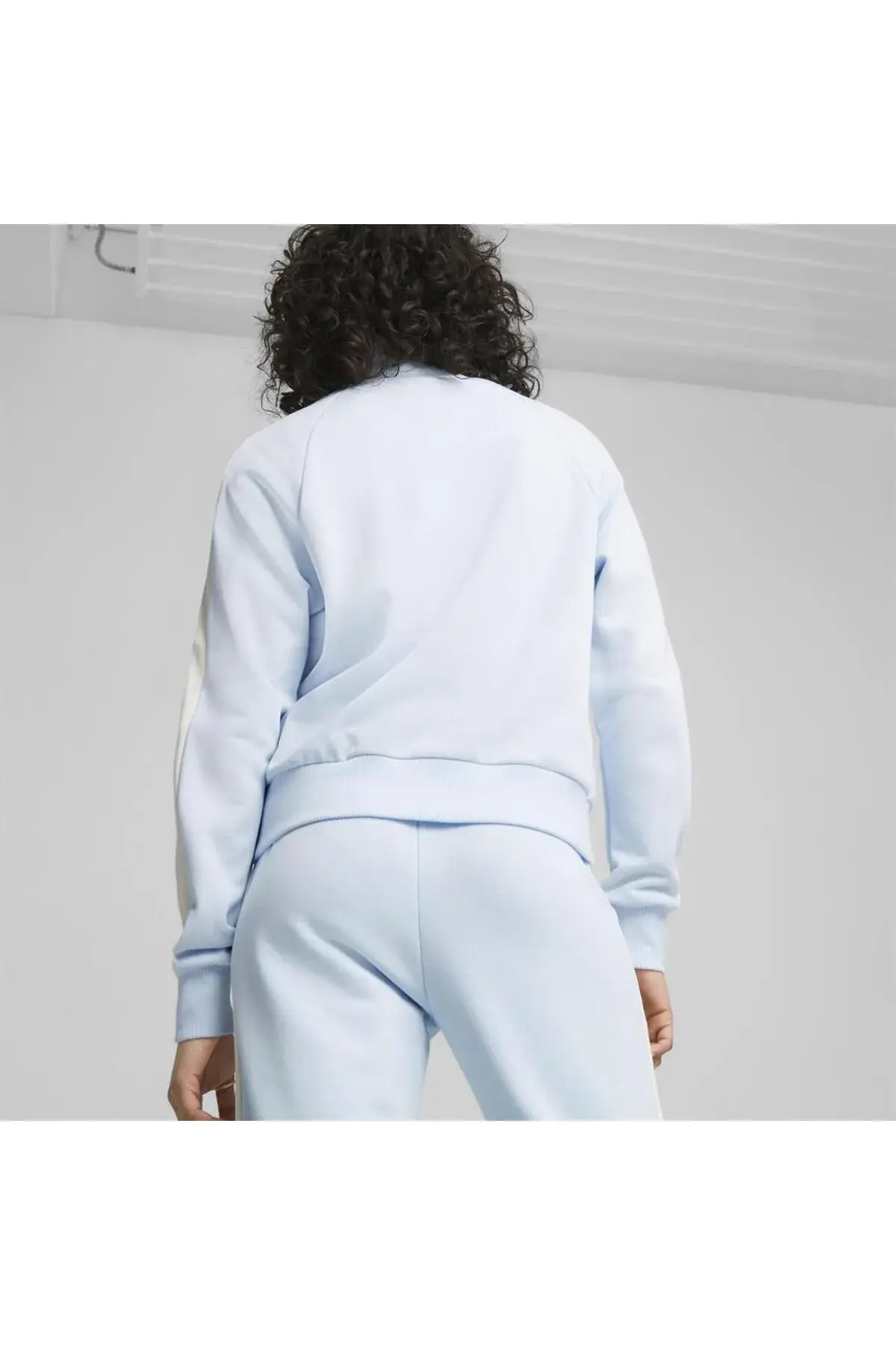 Puma Iconic T7 Track Jacket TR (s) Buz Mavisi Kadın Fermuarlı Sweatshirt
