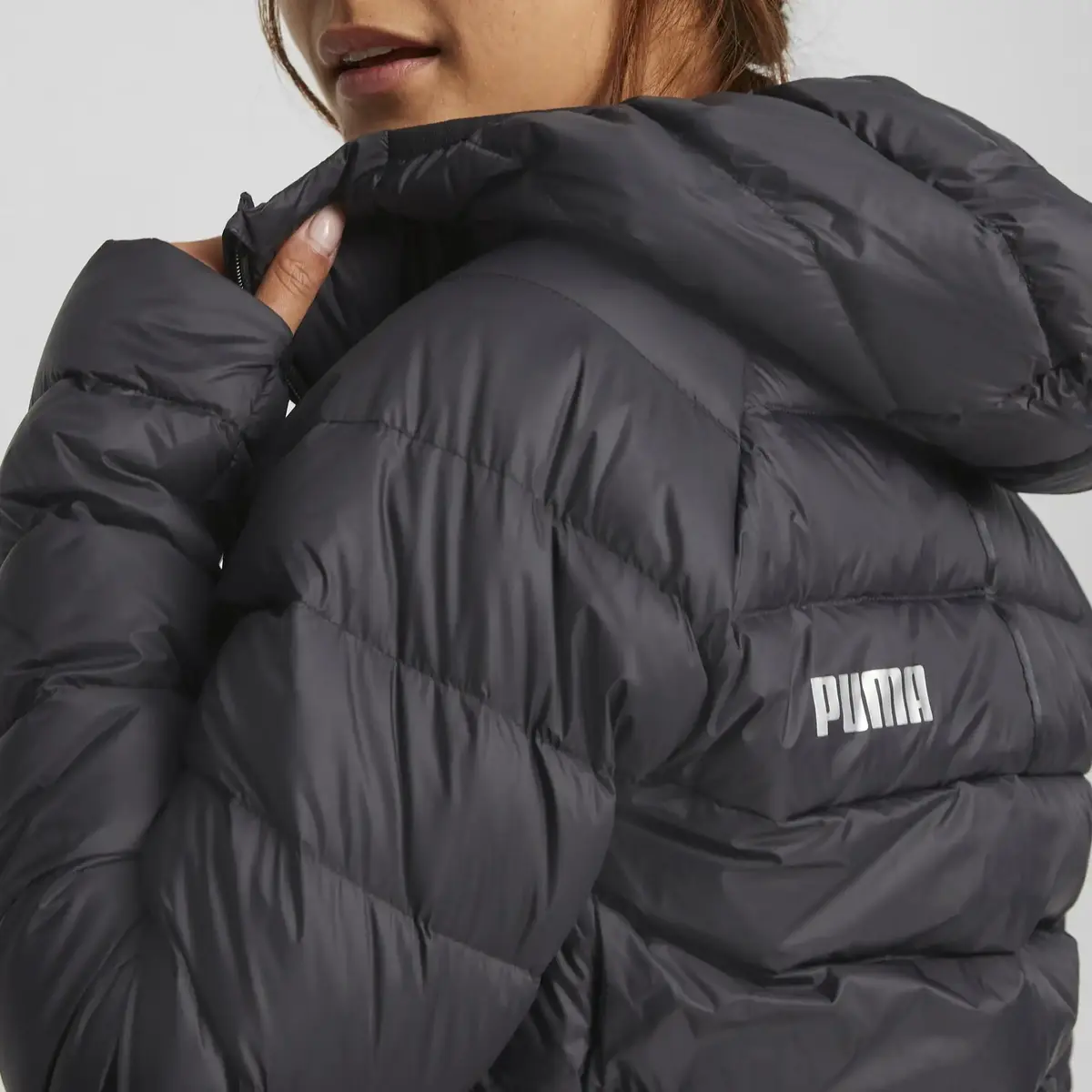 Puma PackLITE Down Jacket Siyah Kadın Kaz Tüyü Mont