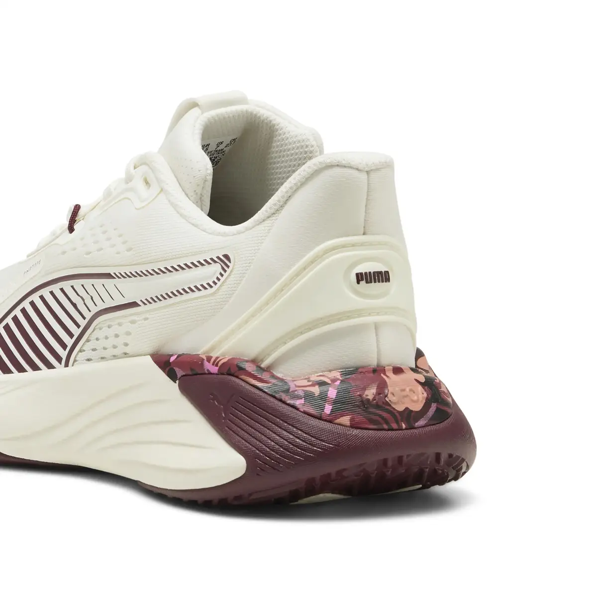 Puma PWR Hybrid TR Wns Floral Ri Beyaz Kadın Yürüyüş ve Koşu Ayakkabısı