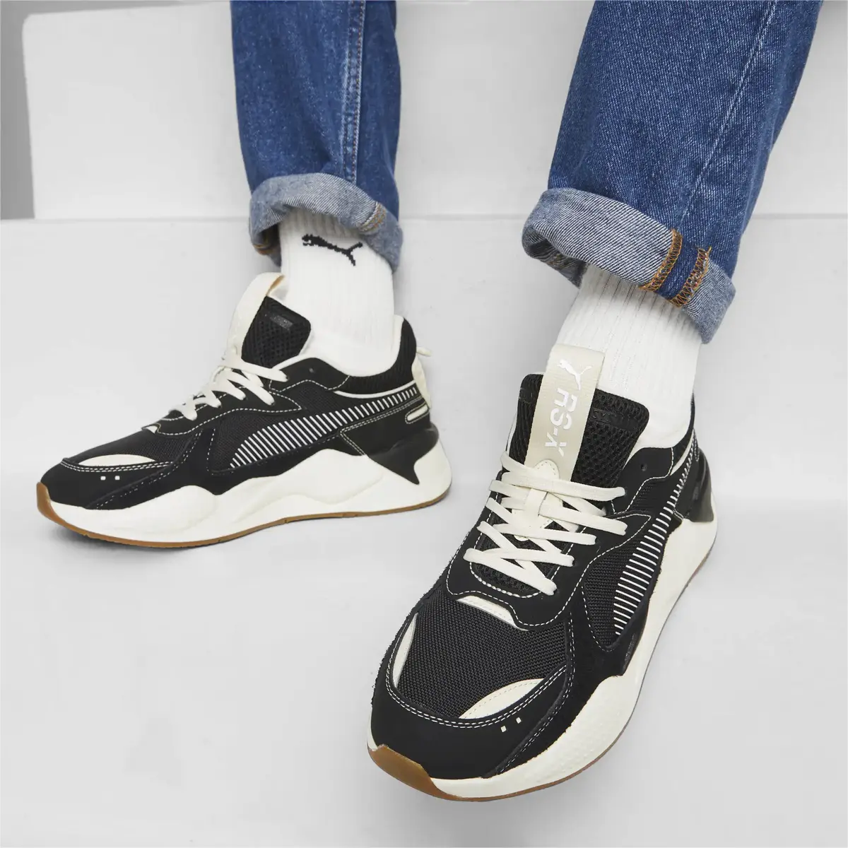 Puma RS-X Suede Siyah Unisex Günlük Spor Ayakkabı
