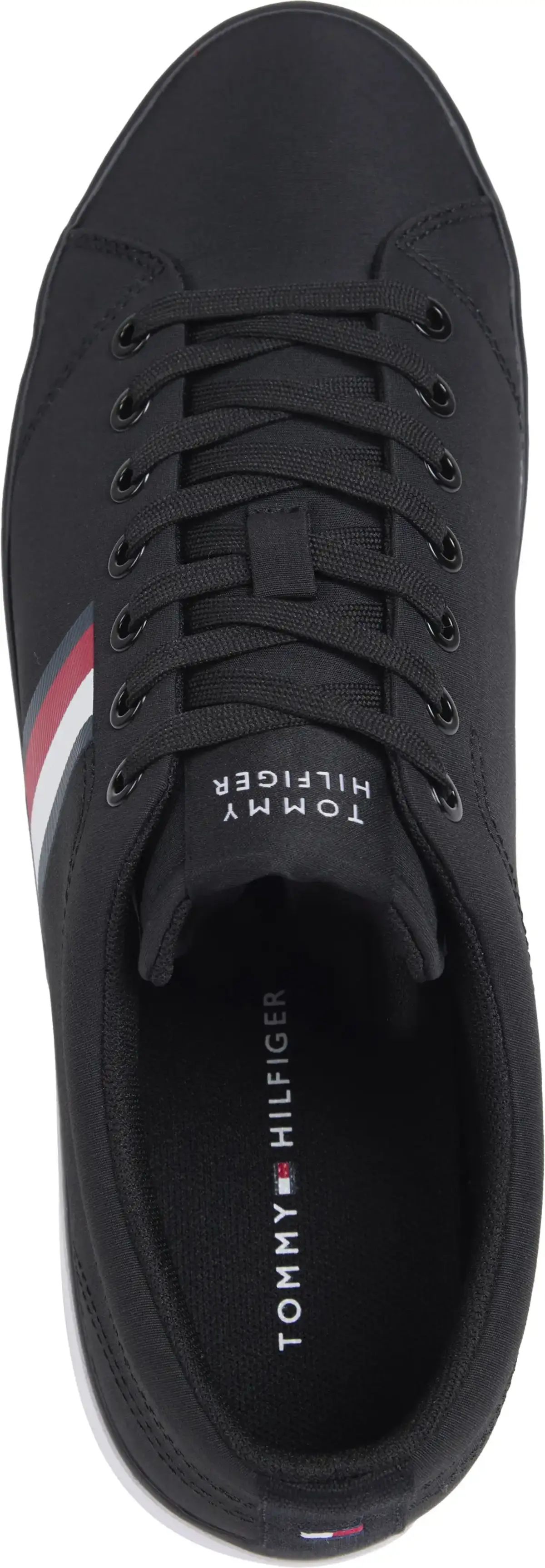 Tommy Hilfiger TH HI VULC LOW CORE, BDS Siyah Erkek Spor Ayakkabı & Sneaker