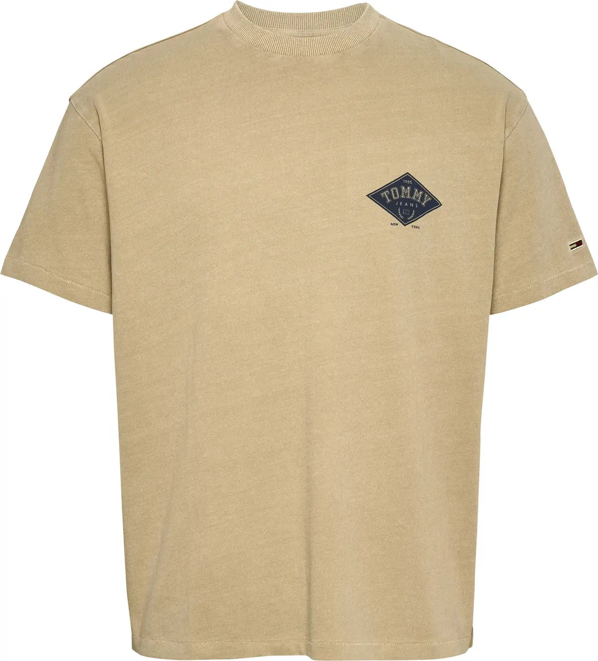 Tommy Hilfiger TJM RLX VARSITY GRAP, ACT Bej Erkek T-Shirt & Polo