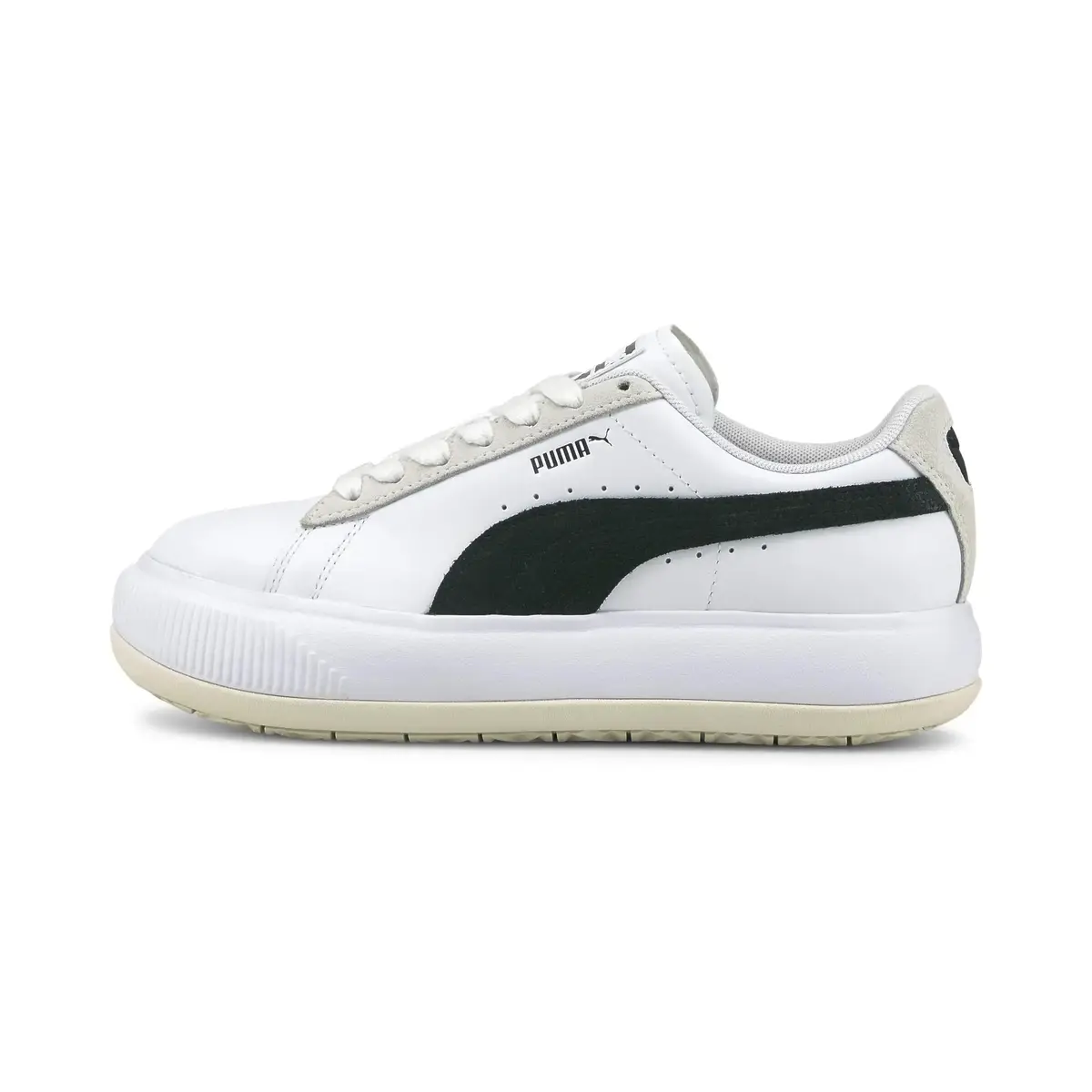 Puma Suede Mayu Mix Wn S Beyaz-Siyah Kadın Günlük Spor Ayakkabı