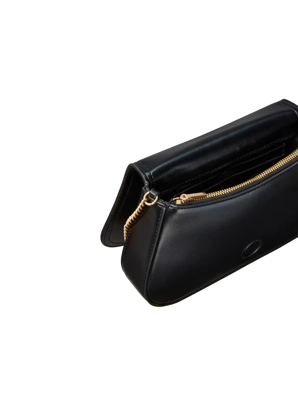 Calvin Klein CK CURVED WALLET Siyah Omuz Çantası