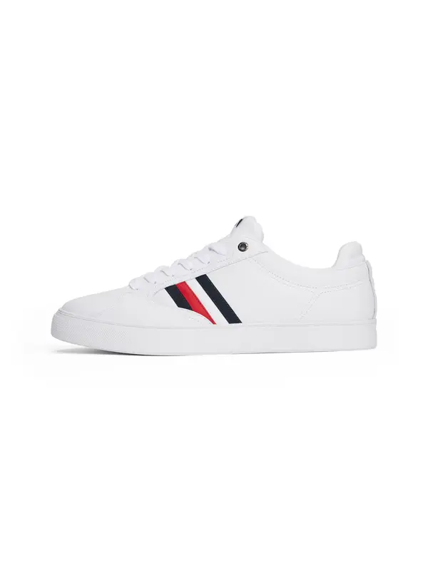 Tommy Hilfiger ICON COURT STRIPES, YBS Beyaz Erkek Günlük Spor Ayakkabı