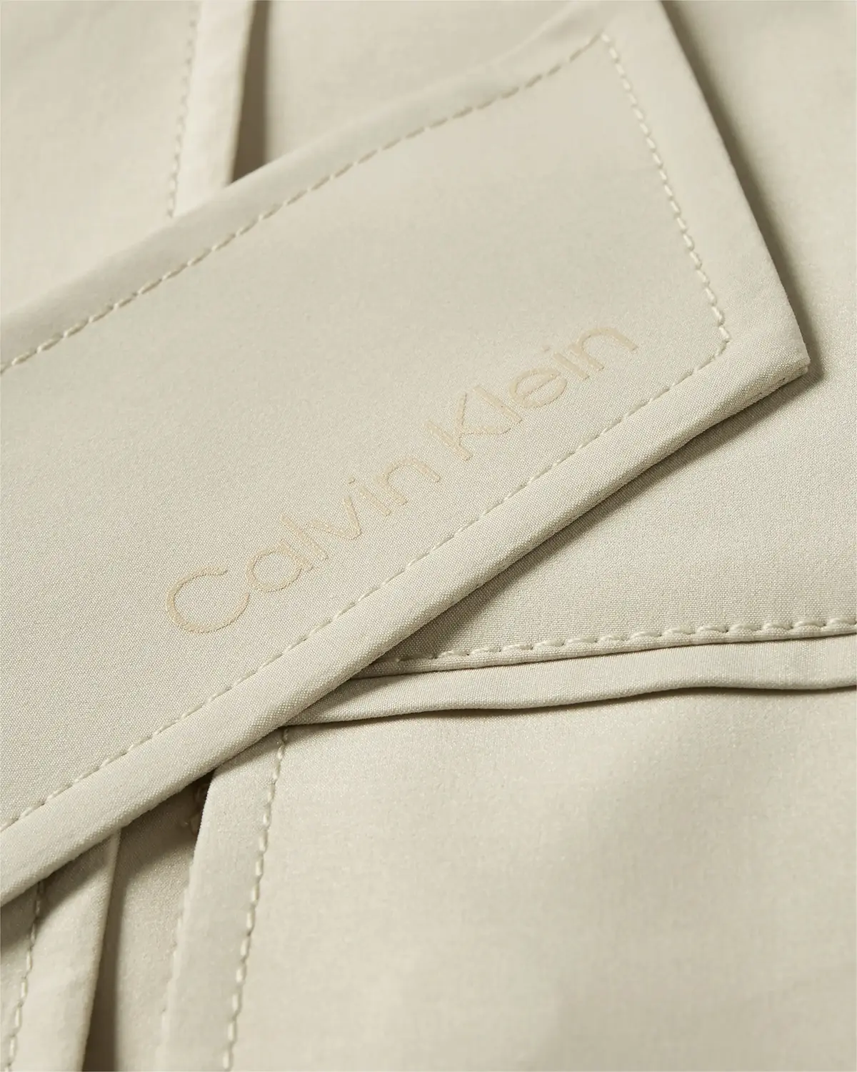 Calvin Klein TECHNICAL TRENCH COA Kadın Krem Trençkot