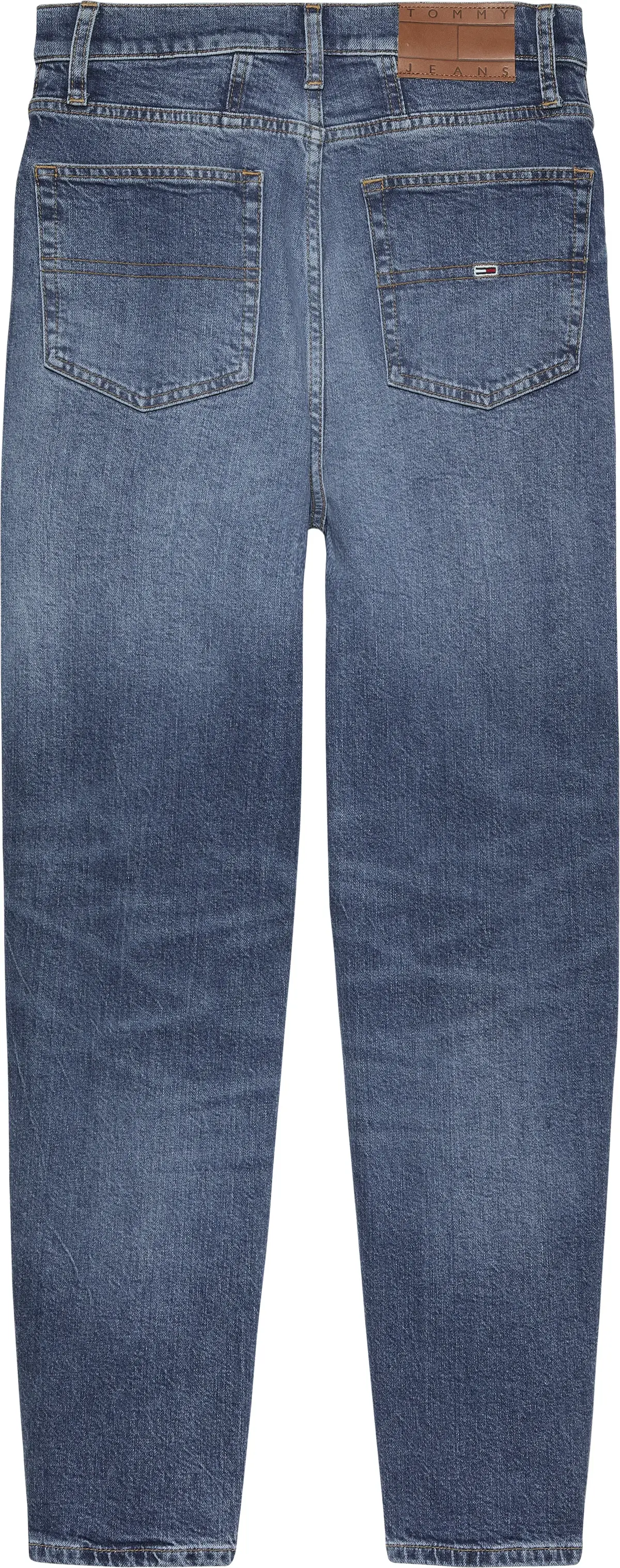 Tommy Hilfiger MOM JEAN UH TPR RWB, 1BK Lacivert Kadın Jean Pantolon