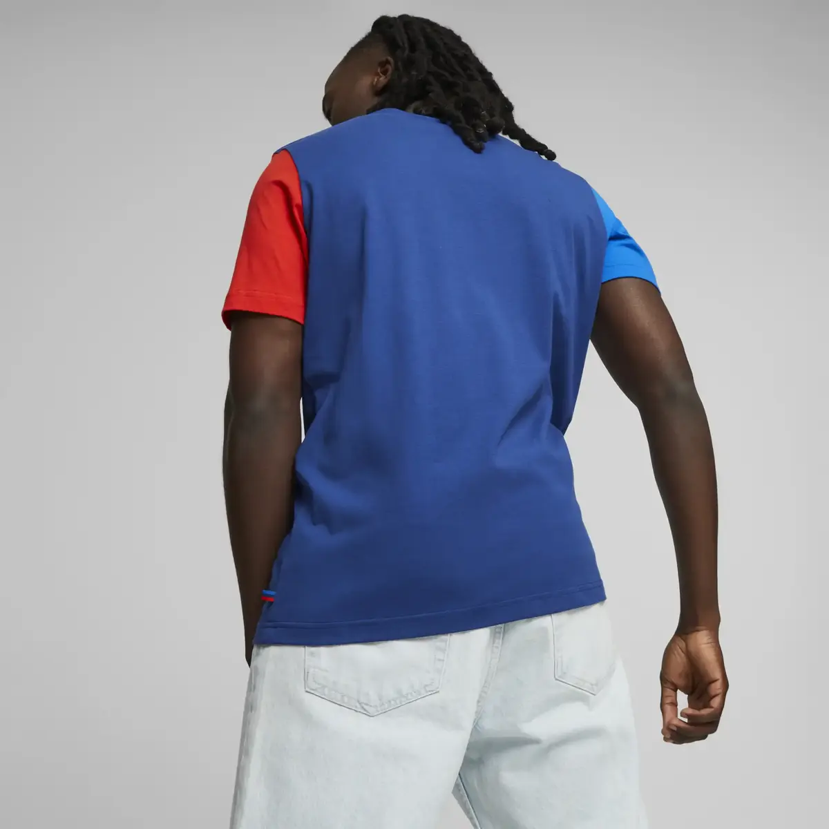 Puma BMW MMS ESS Logo Tee  Mavi Erkek T-Shirt