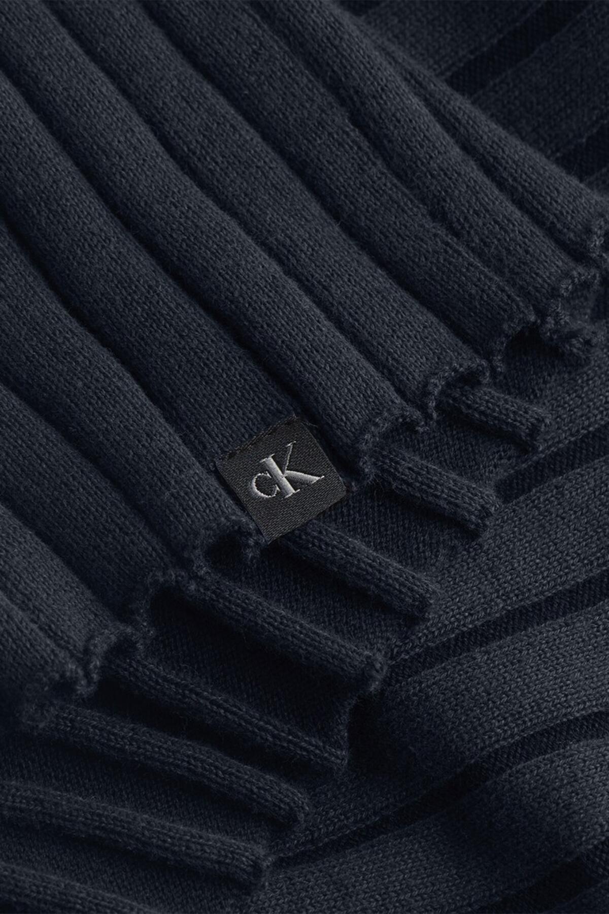 Calvin Klein PLATED SWEATER CARDI, PPK Siyah Kadın Hırka
