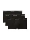 Calvin Klein LOW RISE TRUNK 3PK Siyah Erkek 3lü Boxer Set