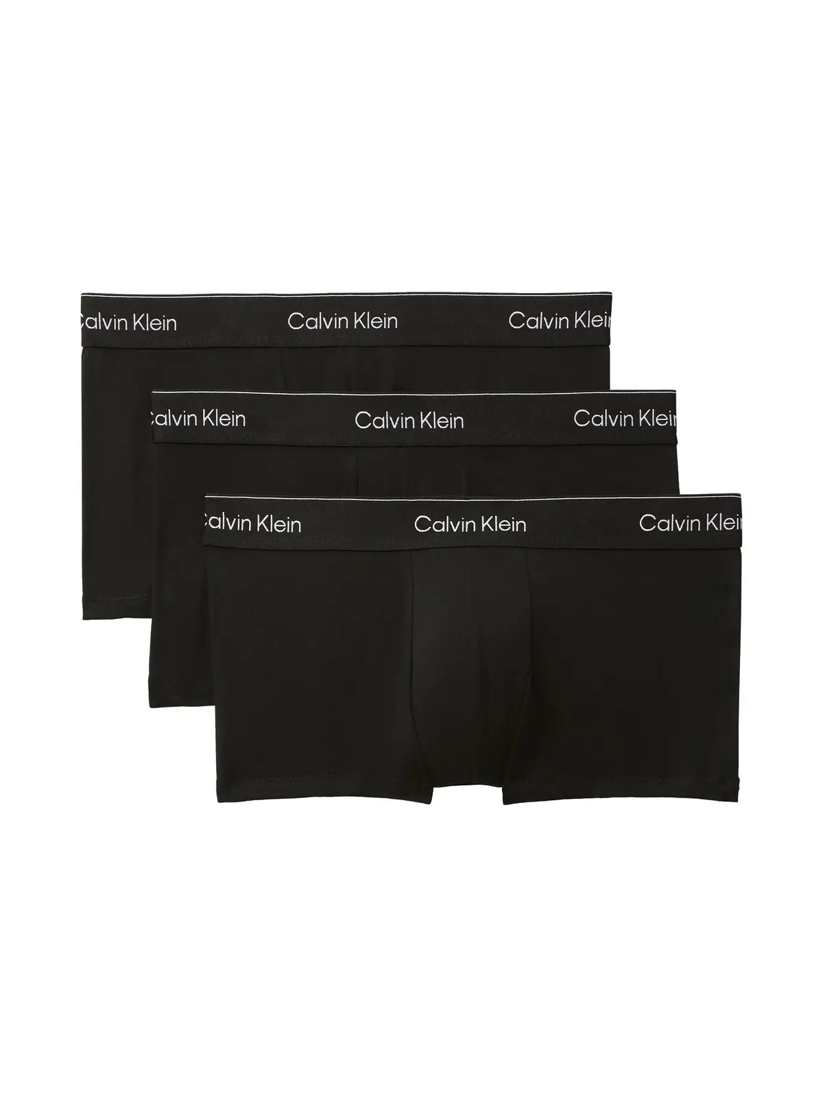 Calvin Klein LOW RISE TRUNK 3PK Siyah Erkek 3lü Boxer Set