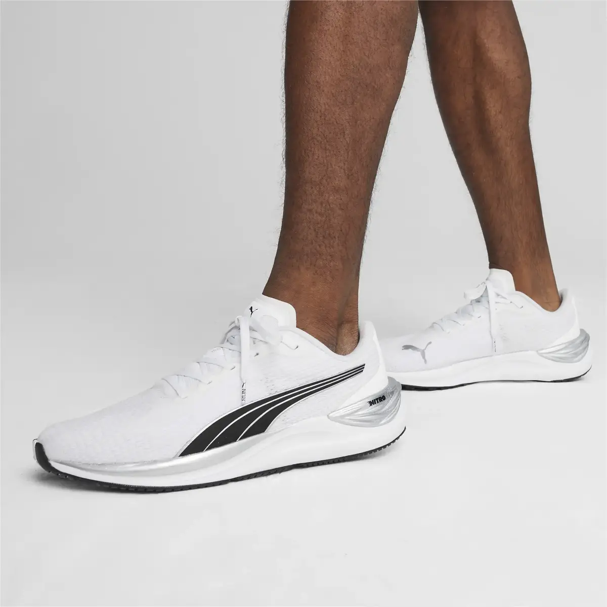 Puma Electrify Nitro 3 Beyaz Erkek Yürüyüş ve Koşu Ayakkabısı
