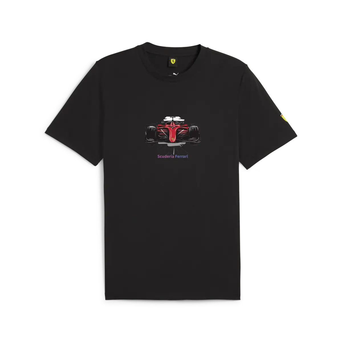 Puma Ferrari Race Graphic Tee Siyah Erkek T-Shirt & Polo