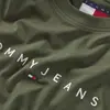 Tommy Hilfiger TJM REG LINEAR LOGO, M12 Yeşil Erkek T-Shirt & Polo