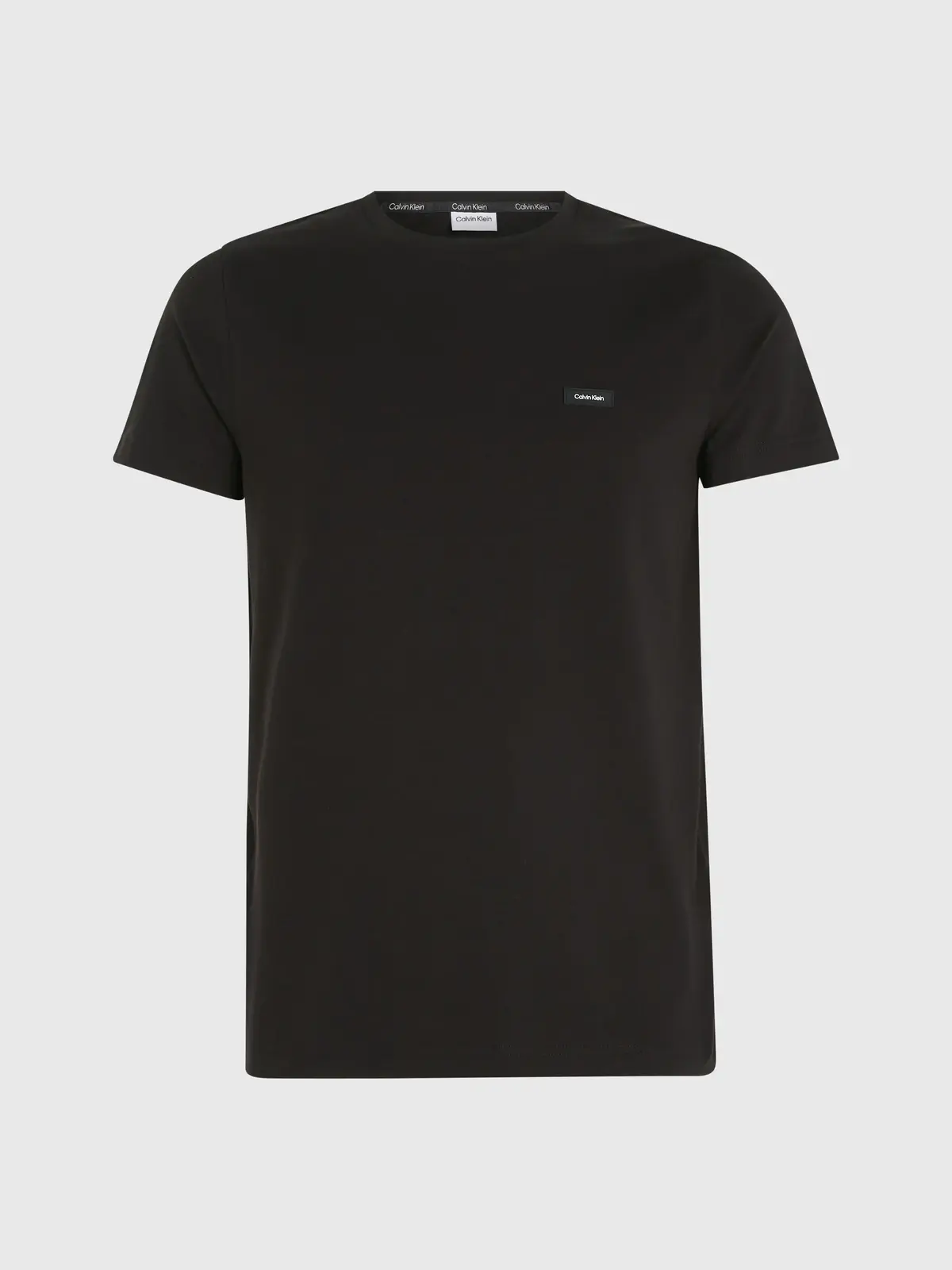 Calvin Klein STRETCH SLIM FIT T-S, BEH Siyah Erkek T-Shirt & Polo