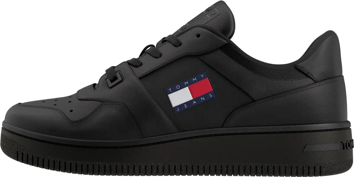 Tommy Hilfiger (NEW) TJM RETRO BASK, BDS Siyah Erkek Spor Ayakkabı & Sneaker