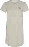 Calvin Klein S/S NIGHTSHIRT Kadın Gri Elbise