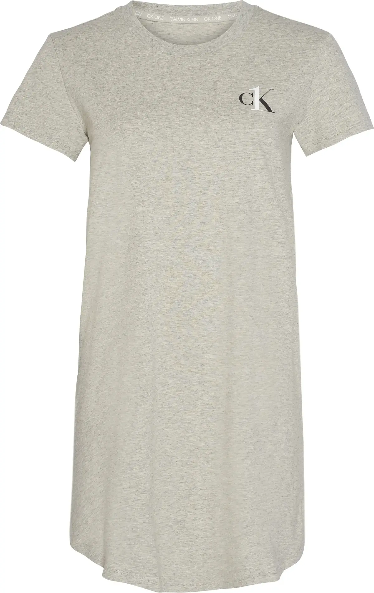 Calvin Klein S/S NIGHTSHIRT Kadın Gri Elbise