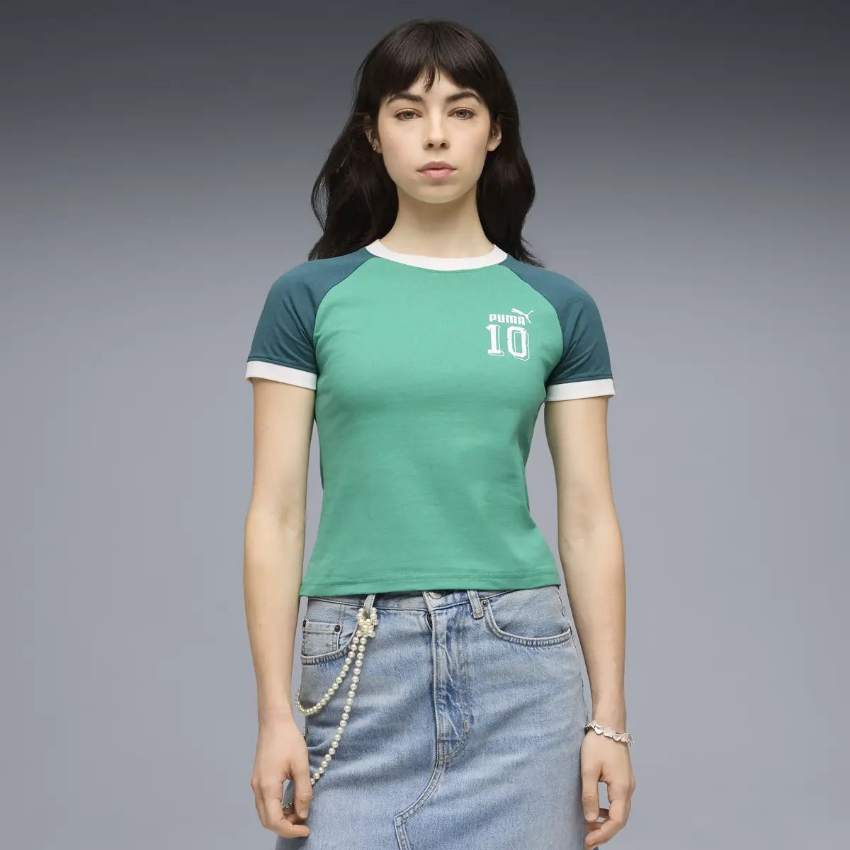 Puma FUTURE.PUMA.ARCHIVE Tee Yeşil Kadın T-Shirt