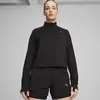 Puma RUN CLOUDSPUN 1/4 ZIP W Siyah Kadın Sweatshirt