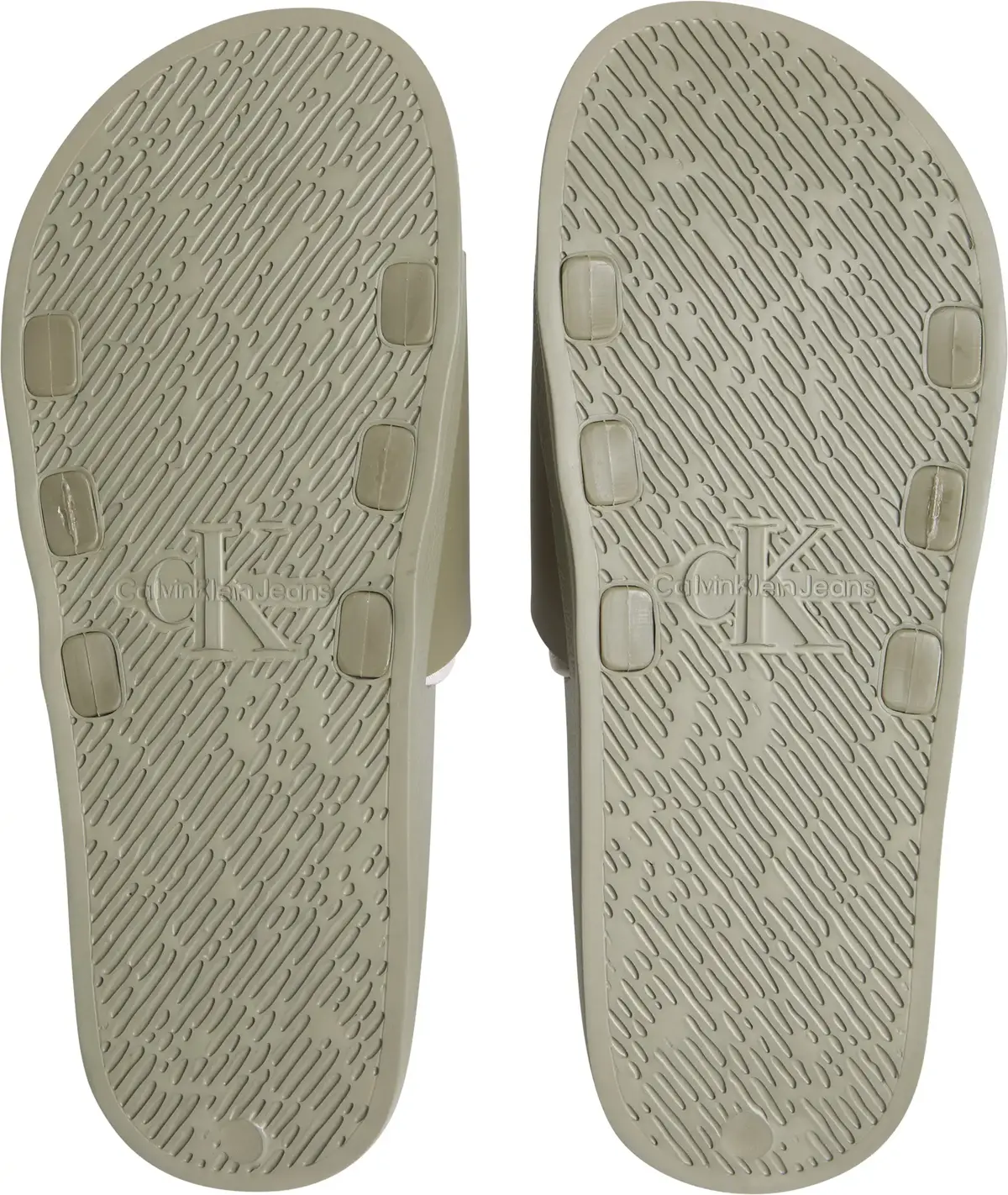 Calvin Klein SLIDE RUBBER NEOPREN, LH9 Yeşil Erkek Terlik