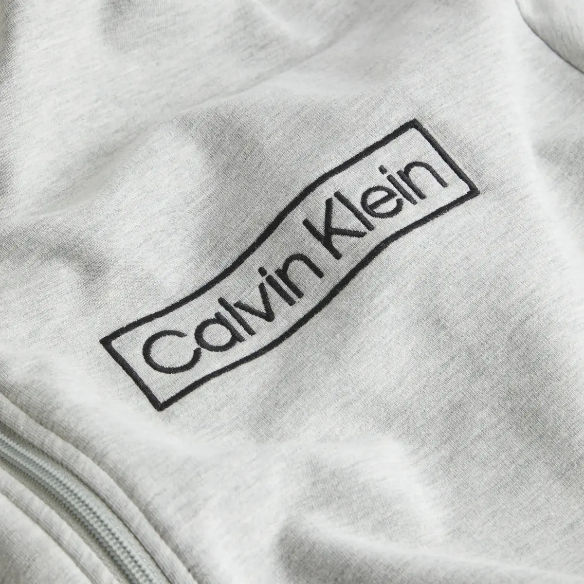 Calvin Klein FULL ZIP HOODIE Erkek Gri Hoodie